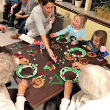 Local Girlscout Troop Sending Time with Residents